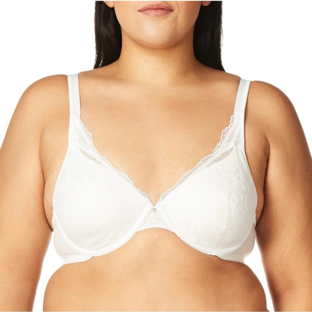 Playtex Women's Love My Curves Feel Gorgeous Underwire Full Coverage Bra 44D